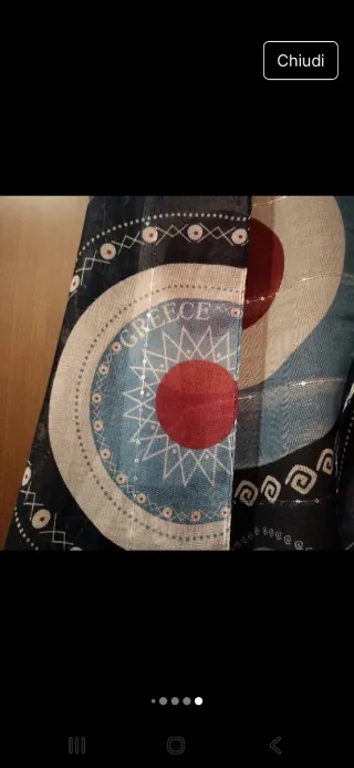 Sciarpa fantasia cerchi