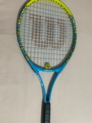 Raqueta de Tenis Wilson Minions Azul y Amarillo