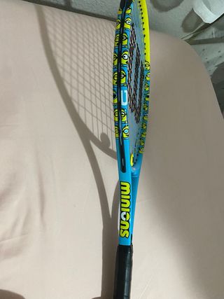 Raqueta de Tenis Wilson Minions Azul y Amarillo