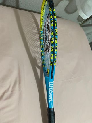 Raqueta de Tenis Wilson Minions Azul y Amarillo
