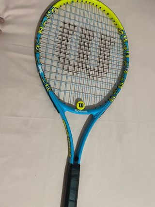 Raqueta de Tenis Wilson Minions Azul y Amarillo