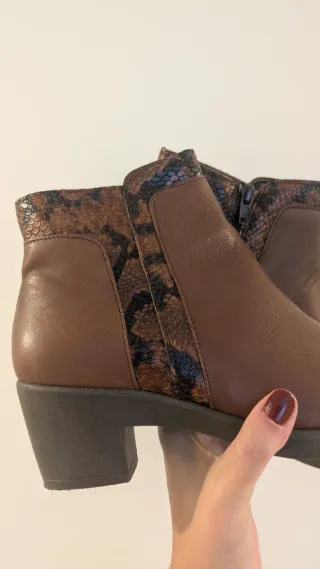 Botines 38 tacón bajo