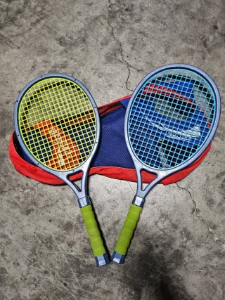 Raquetas de tenis infantiles con bolsa