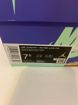 Air Jordan 1 Retro Low OG Voodoo Talla 40.5
