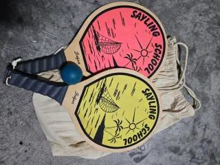 Palas de playa con bolsa