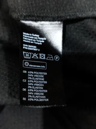 Mono corto negro. Trend Collection H&M.