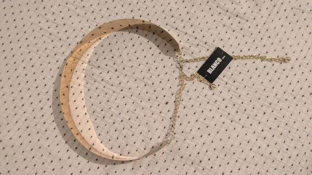 Cinturón Dorado Metálico