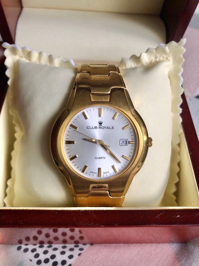 Reloj Club Royale oro de primera ley