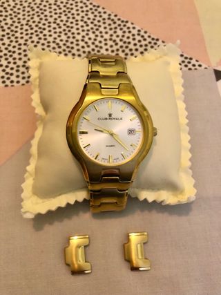 Reloj Club Royale oro de primera ley