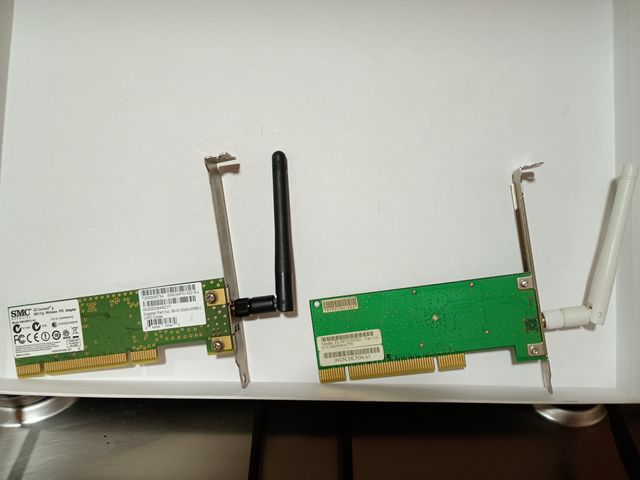 Carte WiFi PCI SMC e TP-Link Vintage