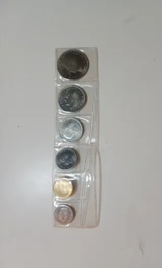 Conjunto 6 monedas España 82