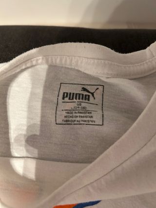 Camiseta Puma New York Naranja y Azul