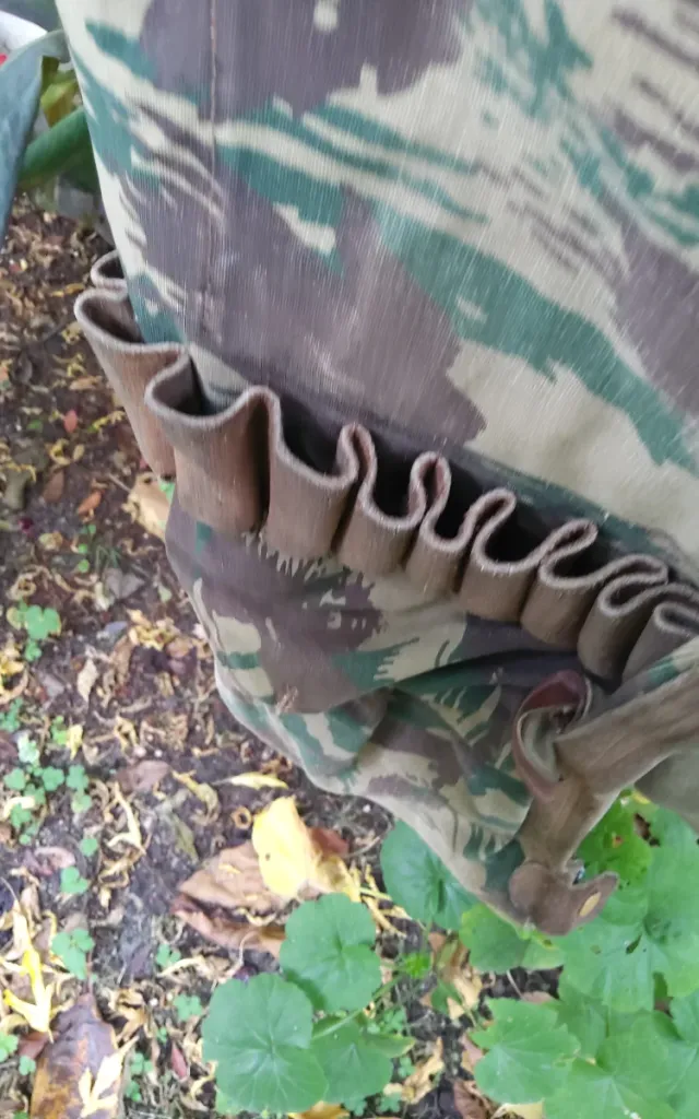 Chaleco de caza vintage camuflaje