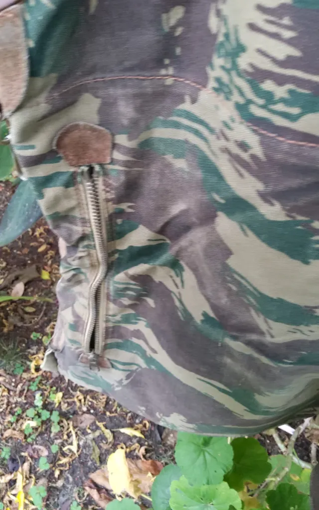 Chaleco de caza vintage camuflaje