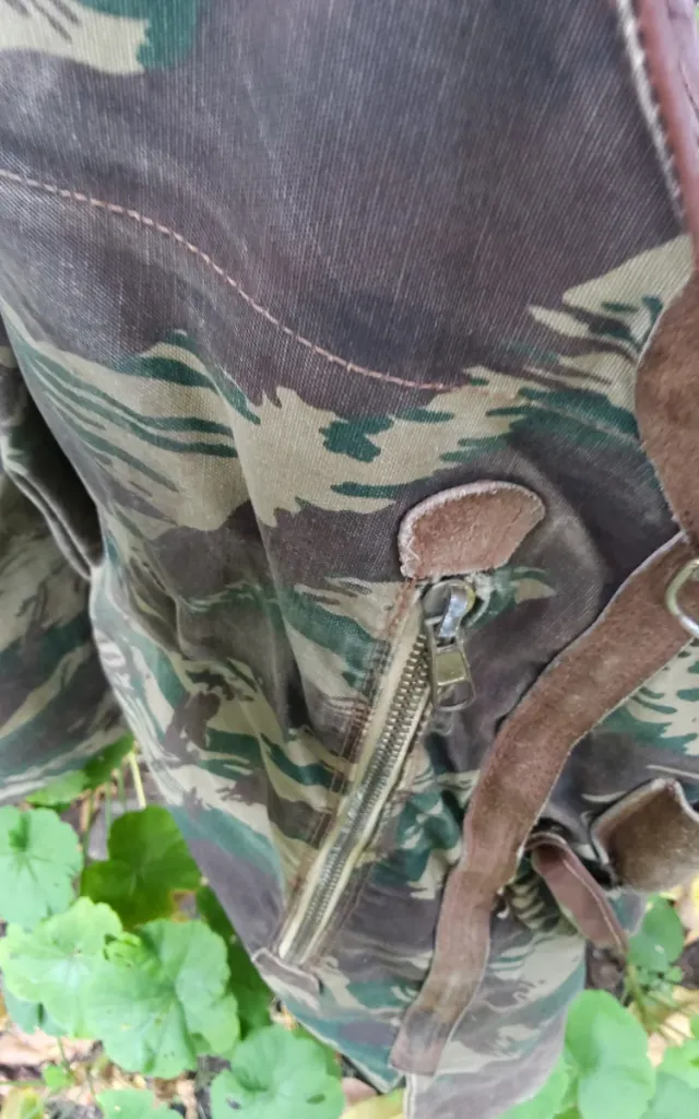 Chaleco de caza vintage camuflaje