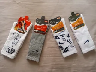 Pack 4 pares calcetines Nike, Adidas, Jordan