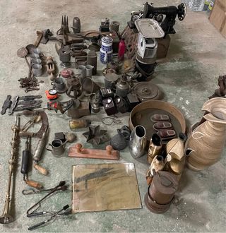 Lote de antigüedades varias