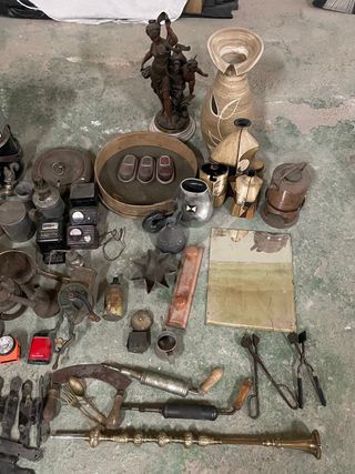 Lote de antigüedades varias