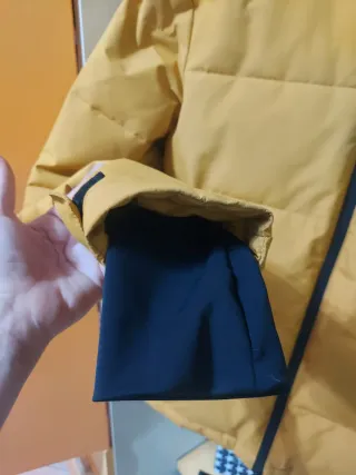 Cappotto uomo giallo con cappuccio