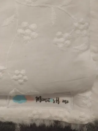 Saco capazo Mimitos Home blanco floral