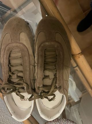 Deportivas Zara Beige/Marrón