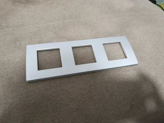 Bticino Livinglight Marco 3 Elementos Aluminio