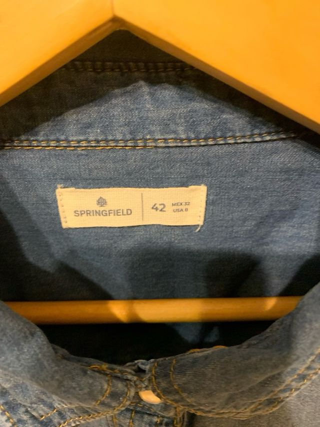 Camisa vaquera Springfield mujer Talla XL