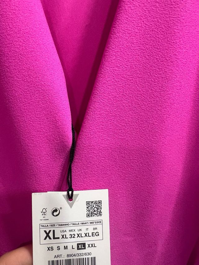 Vestido Zara Fucsia