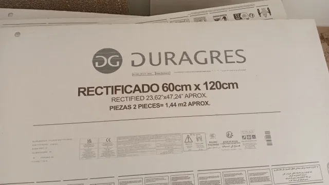 Azulejo Duragres Rectificado 60x120cm