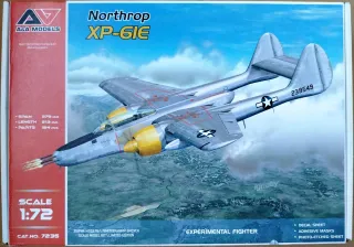 Maqueta del avión Northrop XP-61E A&A Models #7235