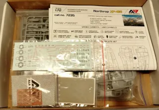 Maqueta del avión Northrop XP-61E A&A Models #7235