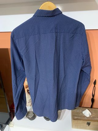 Camisa DI-BYE azul estampada Talla L