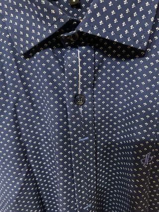 Camisa DI-BYE azul estampada Talla L