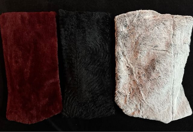 3 Bufanda circular de pelo sintético