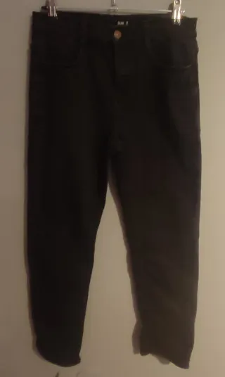 Pantalones vaqueros niño negros