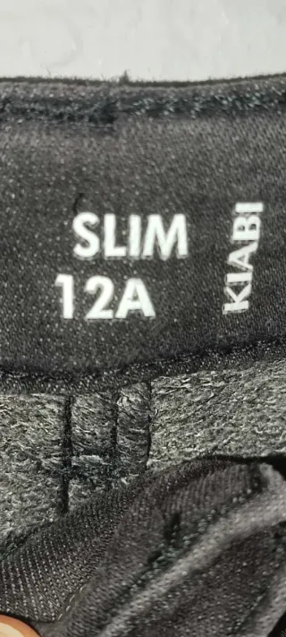 Pantalones vaqueros niño negros