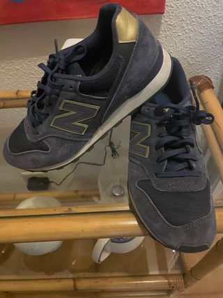 Deportivas New Balance 996 Azul y Dorado