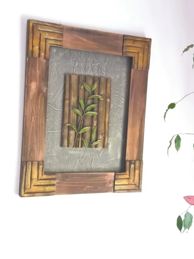 Cuadro de madera decorativo