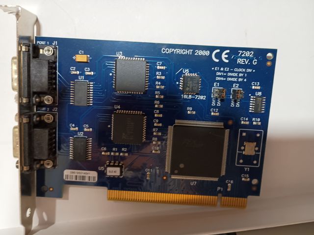 Scheda Porta Seriale PC Vintage