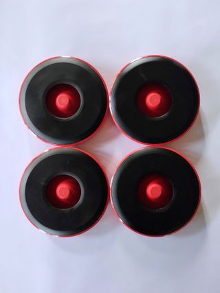 Cenicero Teide Rojo Negro Vintage Flamagas 70s