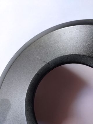 Cenicero Teide Rojo Negro Vintage Flamagas 70s