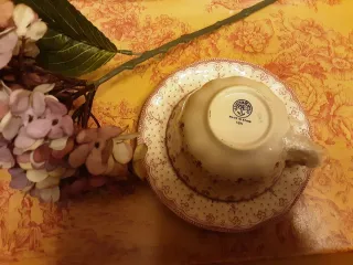 Taza y plato desayuno Cartuja Sevilla