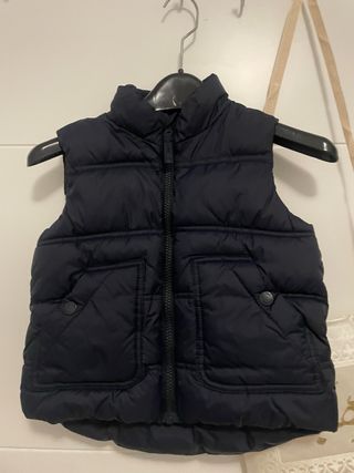 Chaleco acolchado niño azul 2/3 años