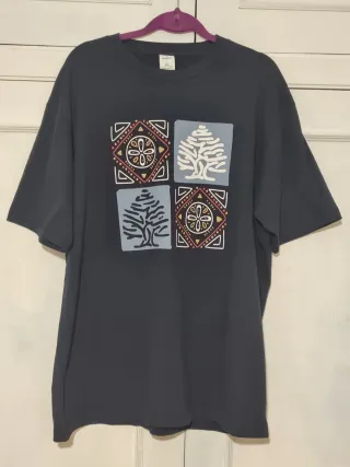 Camiseta Springfield XL Estampado tribal étnico