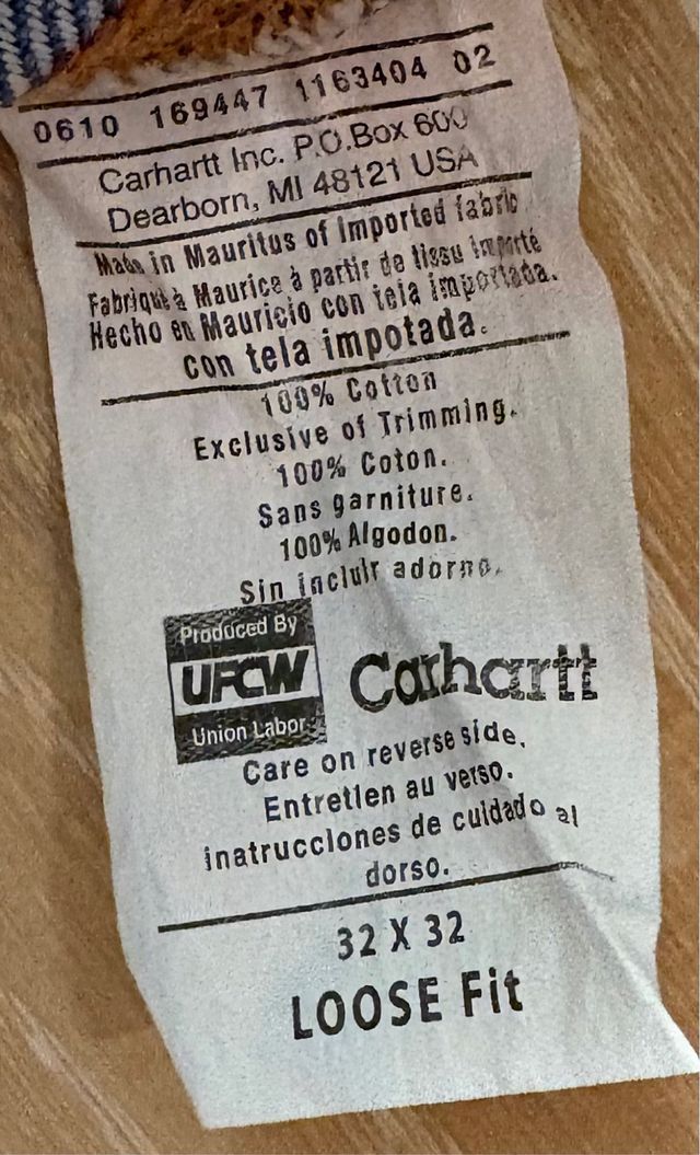 Vaqueros Carhartt loose fit Talla 32x32