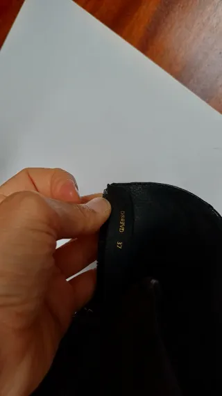 Botines 37 piel Geox negros talla 37