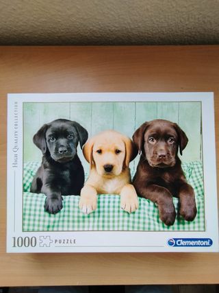 Puzzle 1000 piezas Clementoni Cachorros