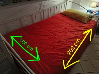 Struttura letto singolo maxi + materasso