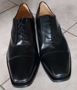 Scarpe eleganti LONDON uomo N.45 nere nuove