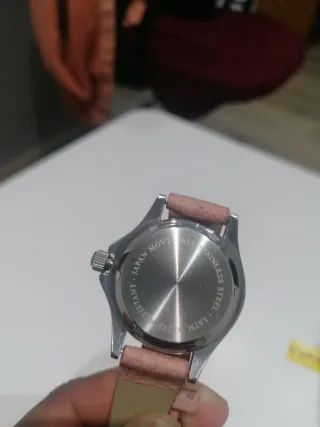 Reloj Star Negro y Rosa